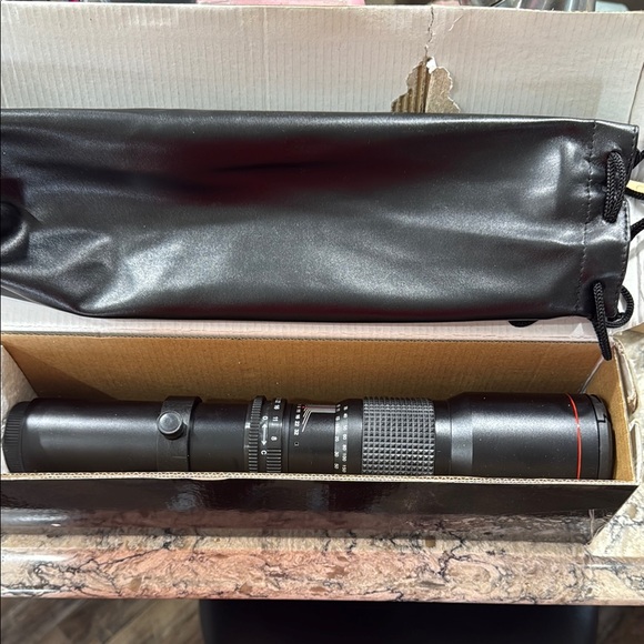 Black Telephoto Camera Lens, 5mm F/8.0 Multi Coated - Picture 1 of 14
